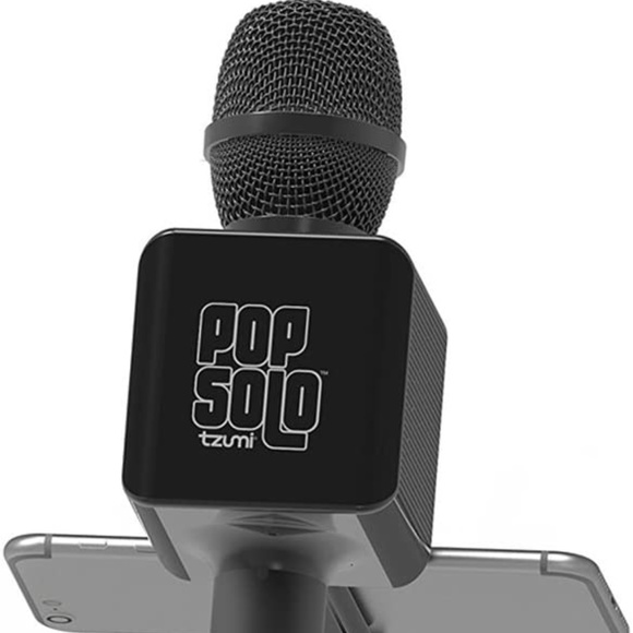 Tzumi PopSolo Portable Wireless Bluetooth Karaoke Microphone Built in Speaker - Picture 2 of 7